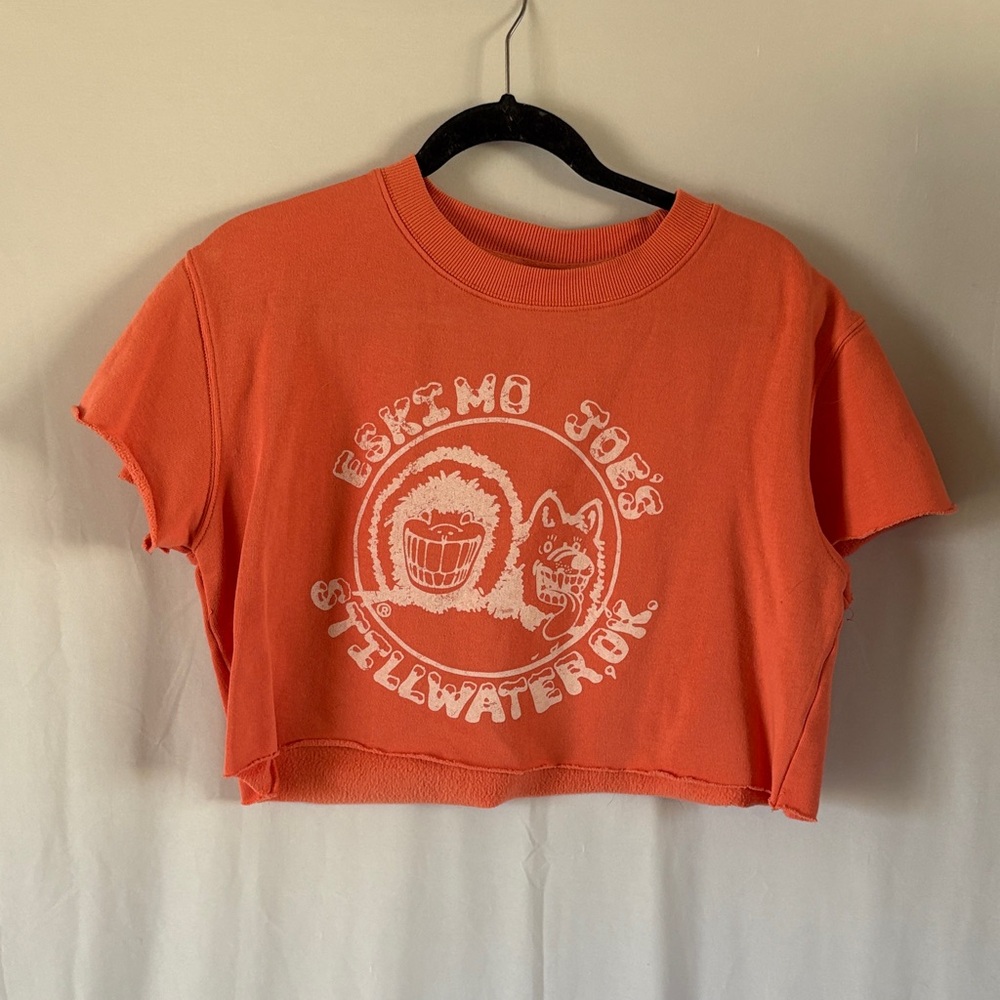 Eskimo Joe's Stillwater Orange Cropped Tee